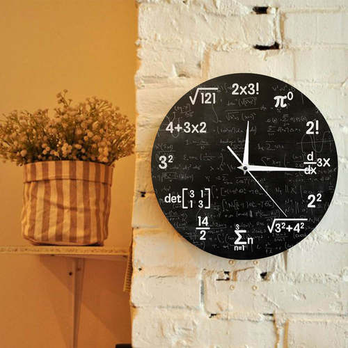 好货Math Wall Clock Mathematics Clock Graduation Gift Gifts - 图3