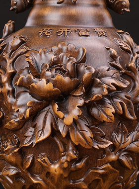 店铺开业送礼结婚礼品创意富贵花瓶摆设桌面家居客厅装饰品摆件