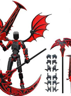 跨境13人偶关节手工可动3D打印天使玩具第4假人玩偶DIY全身