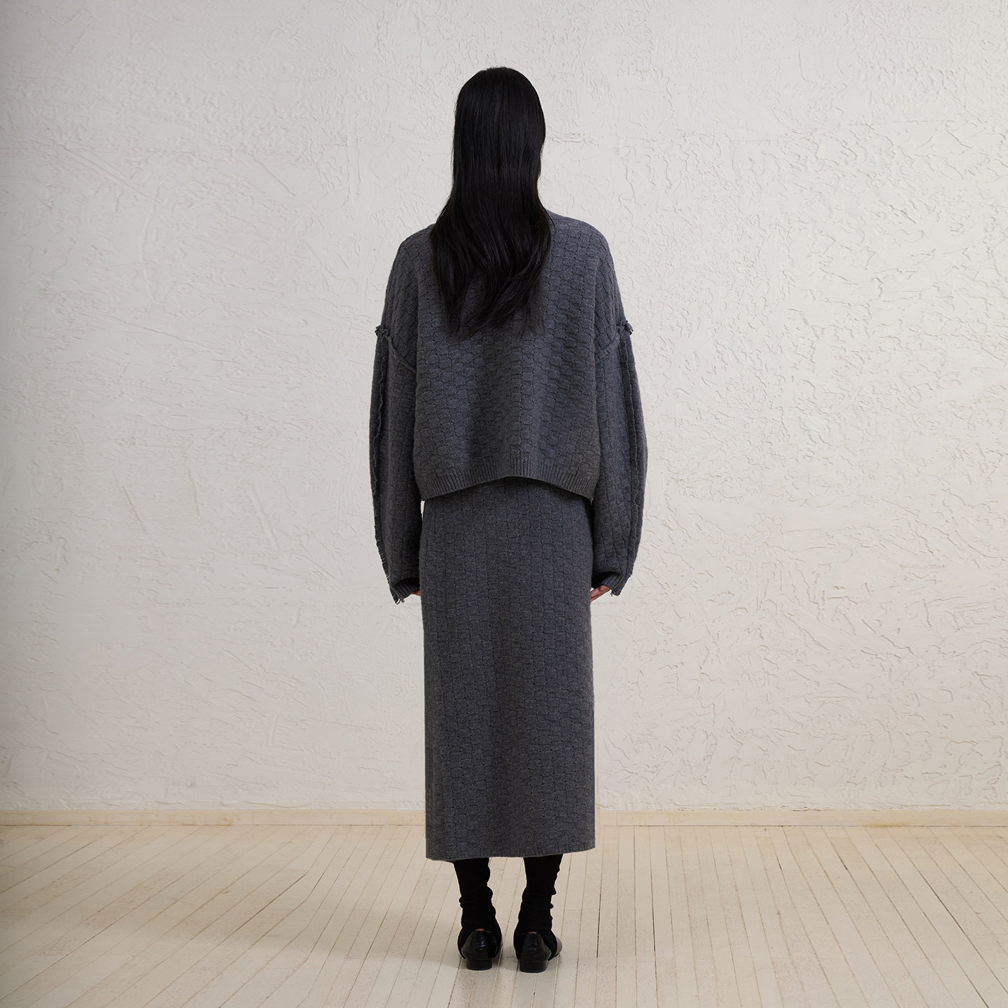 觉织Sensiyarn竹艺流苏全羊毛针织高开叉长半裙显瘦H版型JZJF009,淘宝优惠券,粉丝福利购,淘宝优惠卷