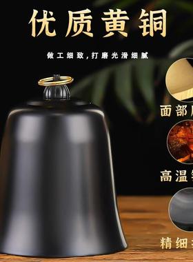 铜钟纯铜风铃挂件庭院风水铜铃铛摆件家居佛堂手敲钟中式大门挂饰