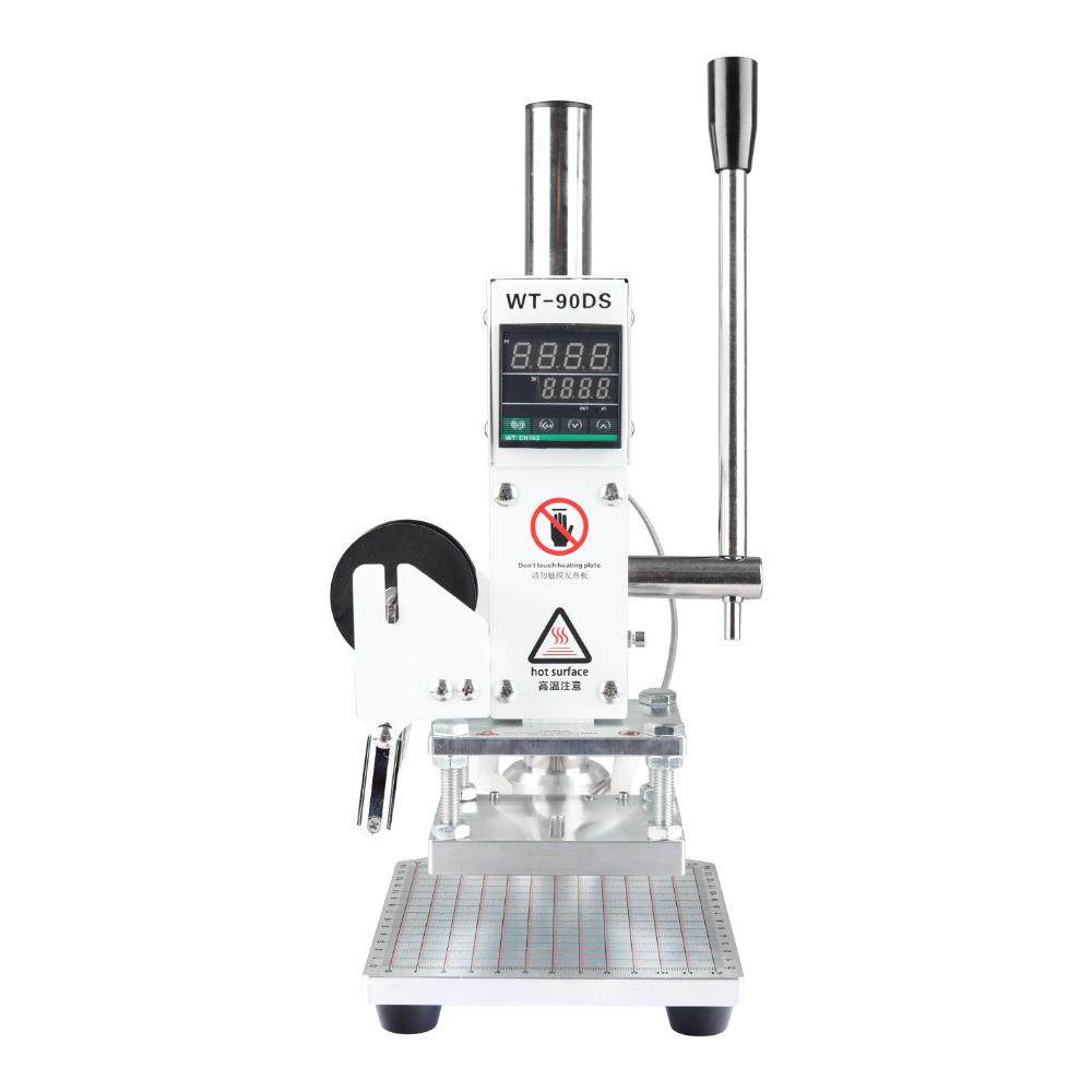 Wt-90Ds数码显示小型手动烫印机皮革、纸张、木材、Pvc色卡烫印打,淘宝优惠券,粉丝福利购,淘宝优惠卷