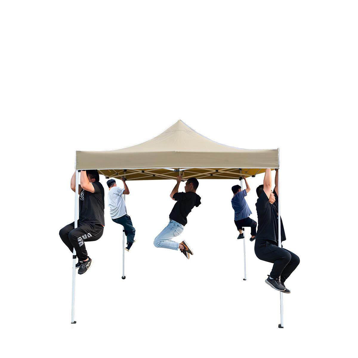 集市摆摊四脚广告帐篷定制户外遮阳棚大伞夜市卡其色网红防晒雨棚,淘宝优惠券,粉丝福利购,淘宝优惠卷