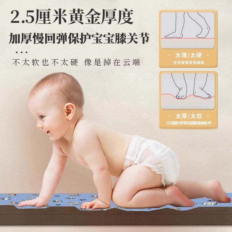 婴儿防摔卧室床边加厚地垫儿童爬爬垫宝宝防掉床地毯防跌垫子冬天,淘宝优惠券,粉丝福利购,淘宝优惠卷