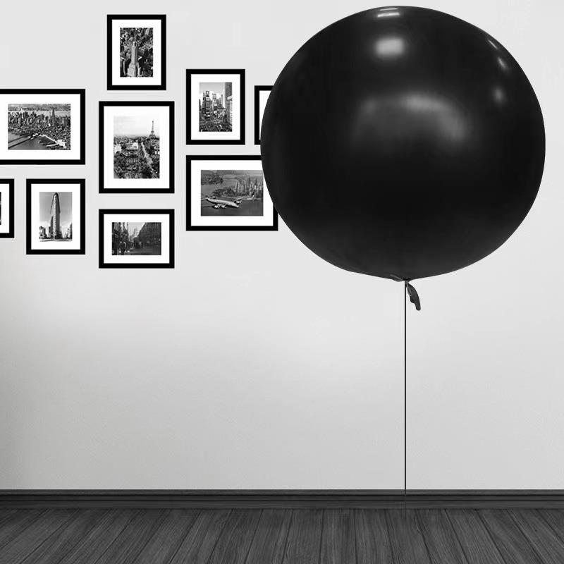 72寸超大乳胶气球弹力升空球摄影拍照气球道具气象气球节日装饰 - 图3