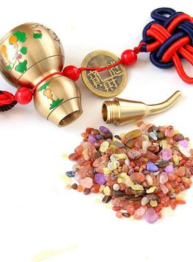 铜葫芦五帝钱挂件五福临门汽车内装饰家居饰品工艺品摆件