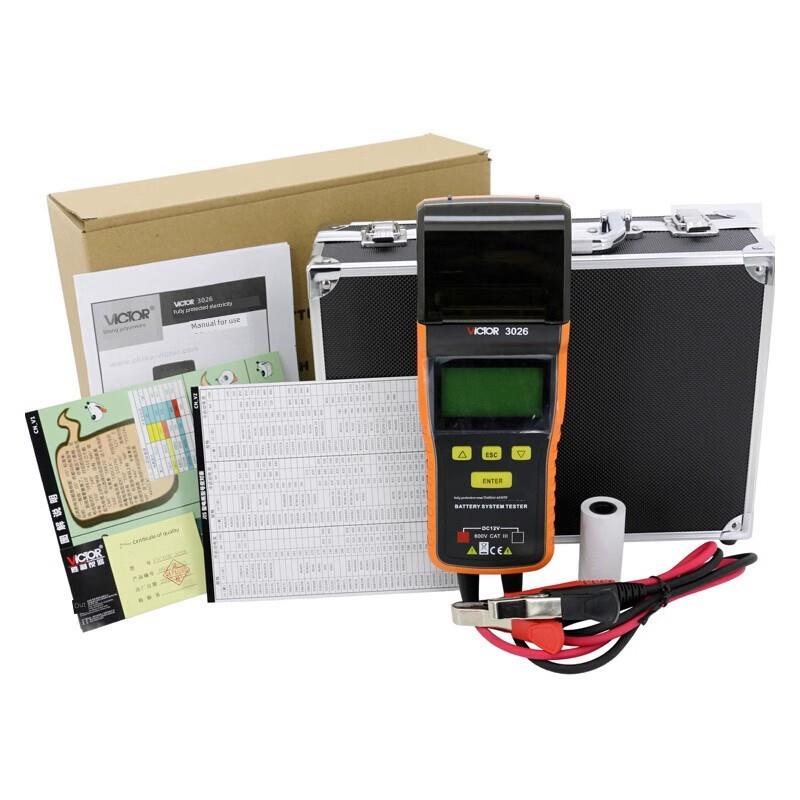 胜利电池测试仪Vc3015A/Vc3025A/B/C容量电池功率检测器电池 - 图0