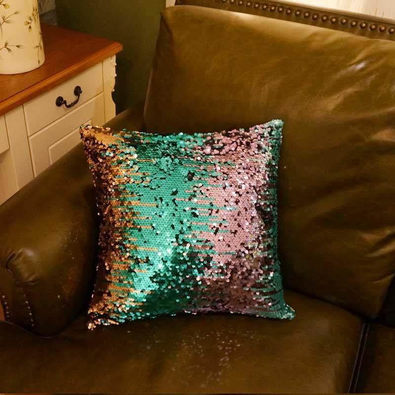 ins Wind现代休闲彩色亮片客厅沙发枕垫套无芯卧室床头靠垫大,淘宝优惠券,粉丝福利购,淘宝优惠卷