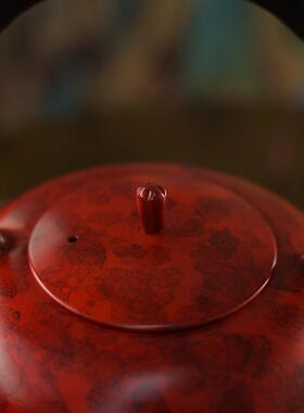 朱炳仁铜 元宝壶茶器功夫茶具泡茶壶办公室黑晶炉茶壶煮水