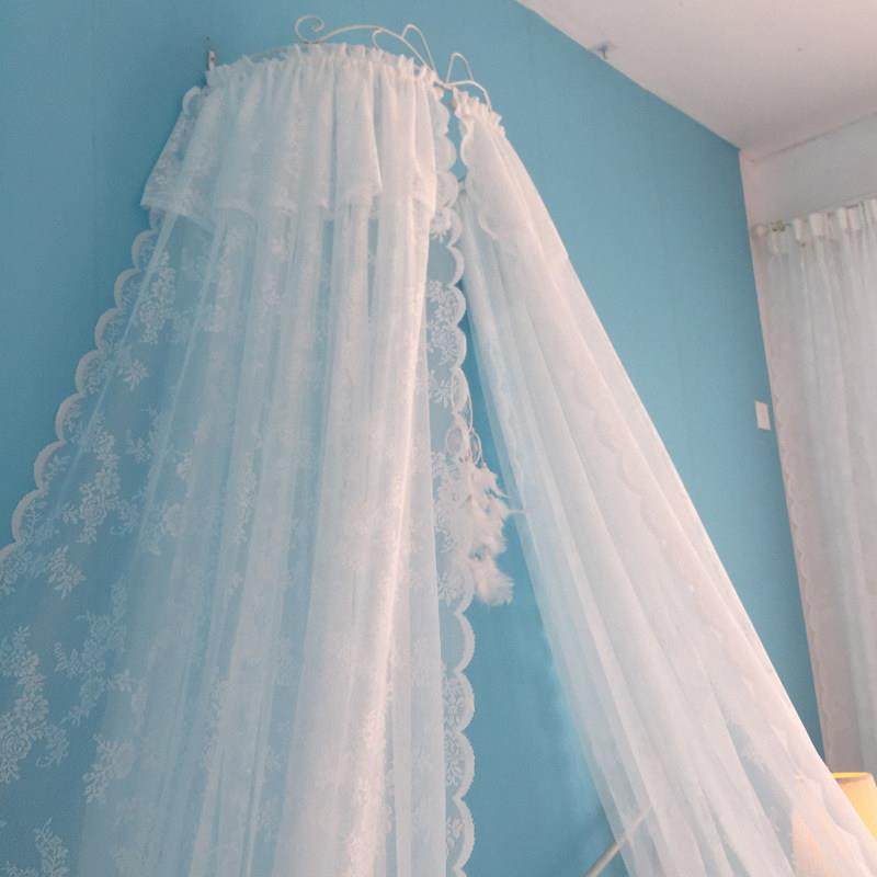 双层公主房床头装饰儿童可爱卧室床品 ins网红少女帘床幔送铁艺架,淘宝优惠券,粉丝福利购,淘宝优惠卷