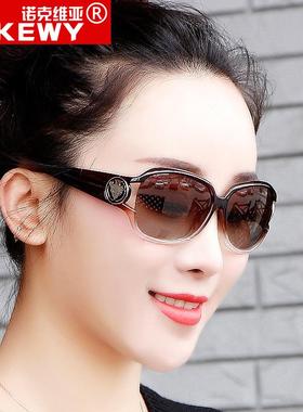 偏光太阳镜女2025新款日夜两用防紫外线开车专用眼镜变色大脸墨镜