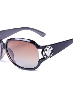 太阳眼镜女2025年新款潮抗UV太阳眼镜司机专用圆脸大脸偏光开 车