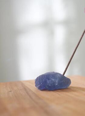净化磁场天然水晶香插冥想