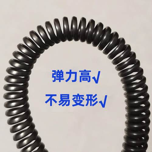 疏通机滚筒软轴弹簧8mm疏通器配件疏通机软簧滚筒葫芦小弹簧镀锌 - 图0