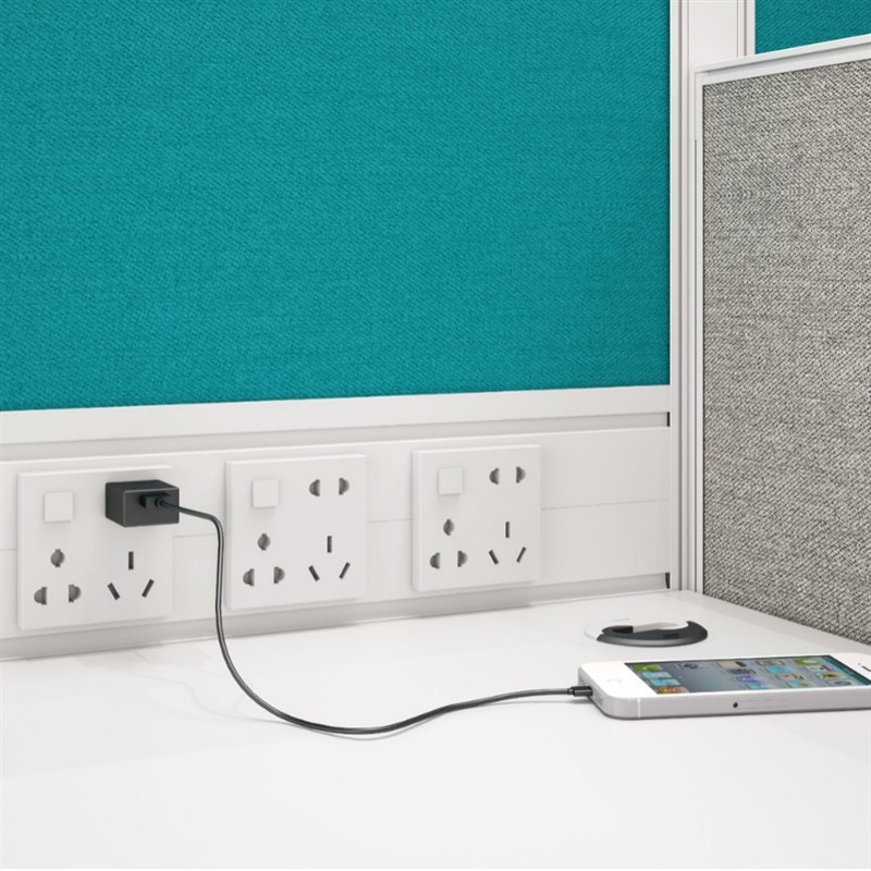 屏风办公桌电脑桌4人位办公室屏风卡位办公隔断桌可做桌面走线 - 图3