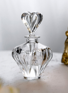 捷克进口水晶玻璃装饰摆件香薰瓶