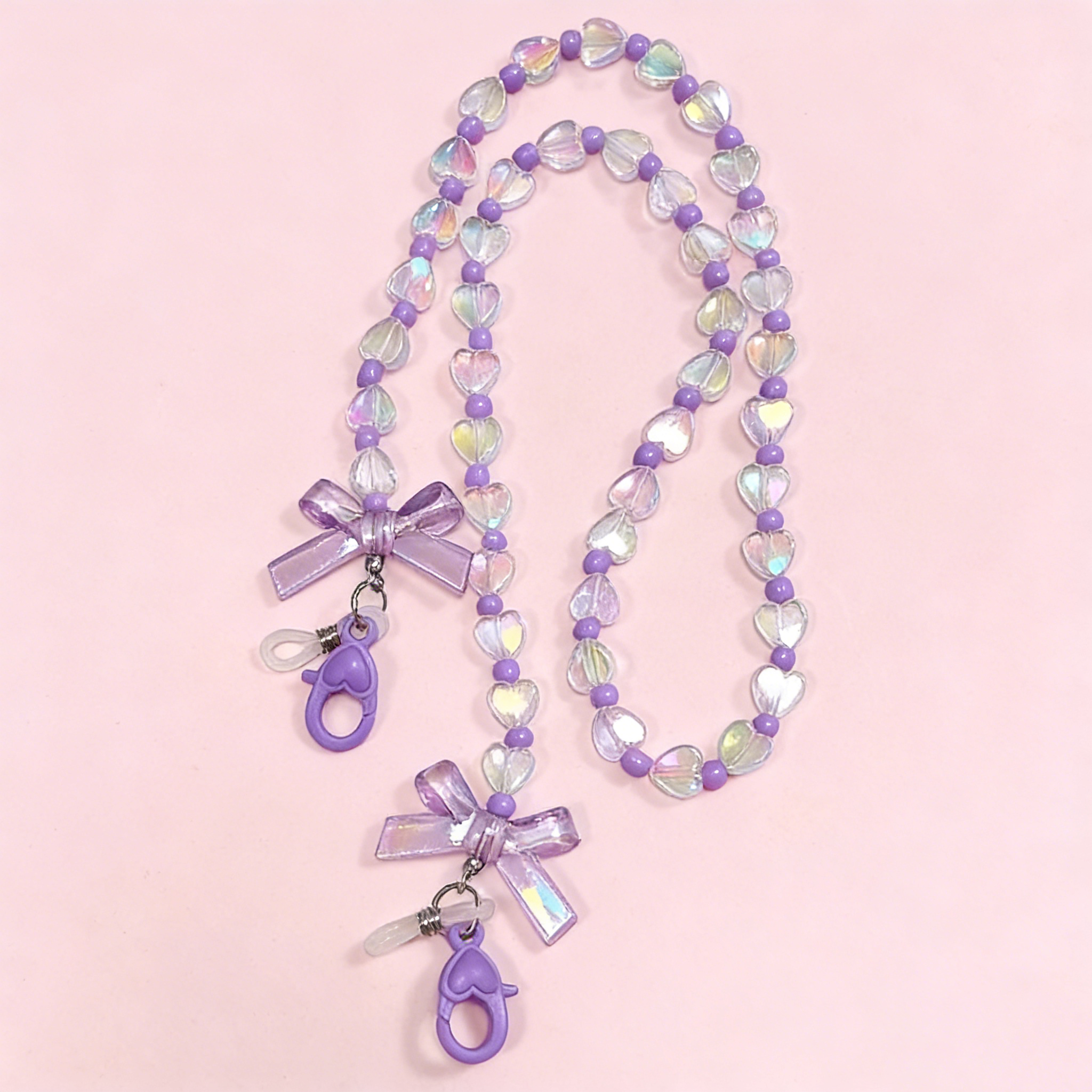 眼镜链口罩耳机眼镜帽子防丢链挂脖防滑挂绳梦幻公主风短款眼镜链,淘宝优惠券,粉丝福利购,淘宝优惠卷