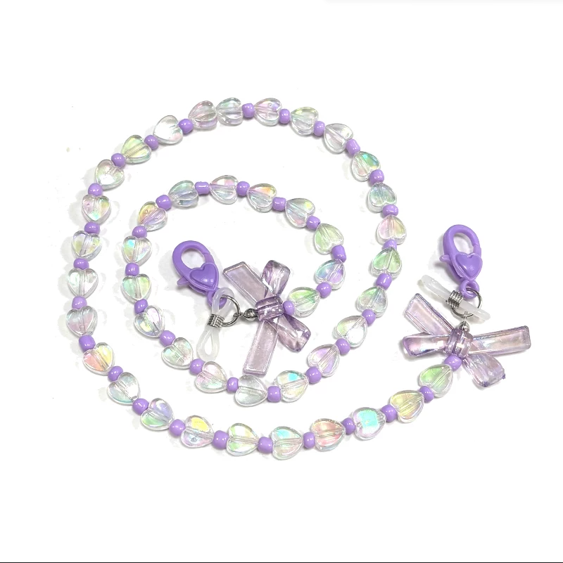 眼镜链口罩耳机眼镜帽子防丢链挂脖防滑挂绳梦幻公主风短款眼镜链,淘宝优惠券,粉丝福利购,淘宝优惠卷