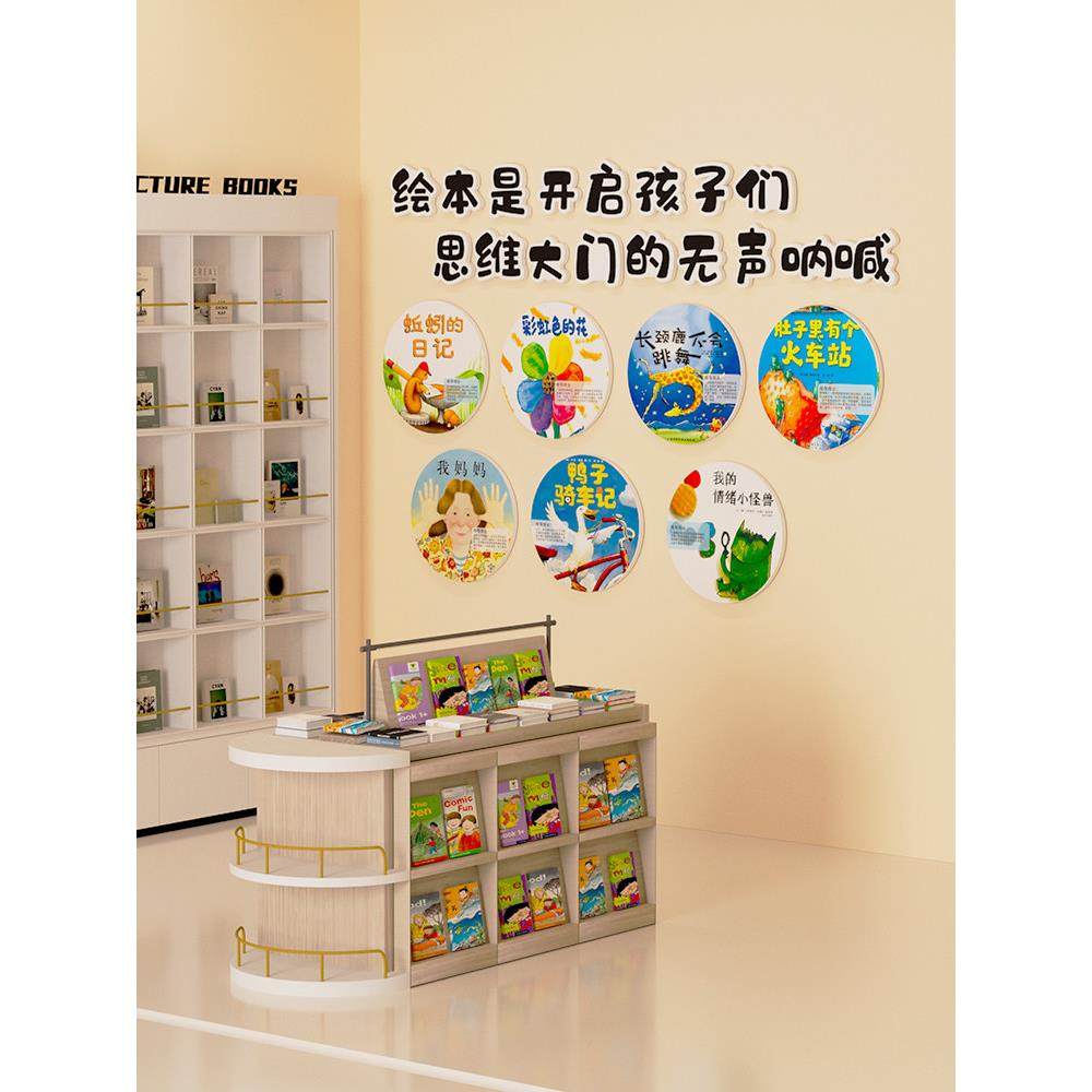 幼儿园打开看世界绘本馆环创教室文化墙面装饰阅读书角童区布置贴,淘宝优惠券,粉丝福利购,淘宝优惠卷