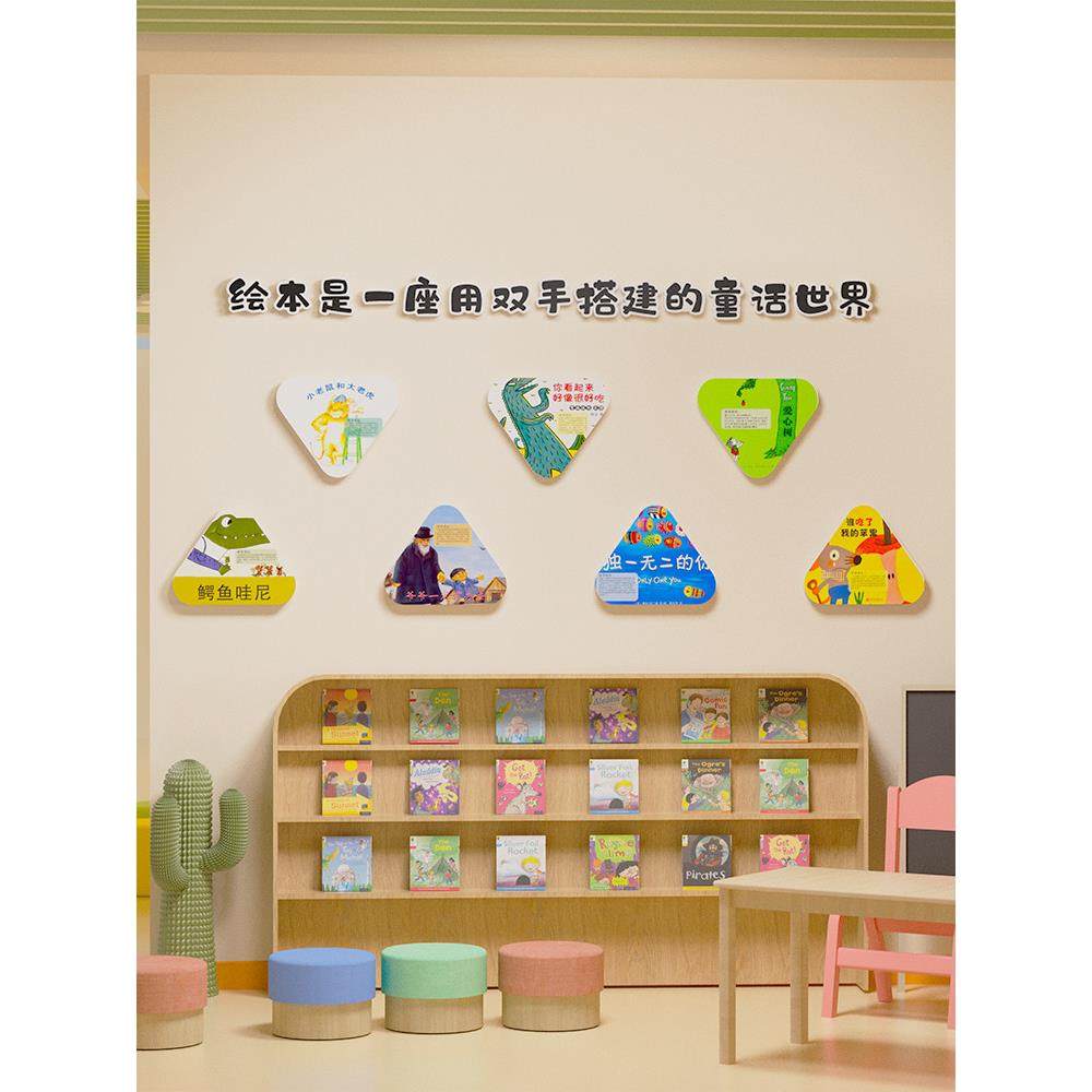 幼儿园打开看世界绘本馆环创教室文化墙面装饰阅读书角童区布置贴,淘宝优惠券,粉丝福利购,淘宝优惠卷