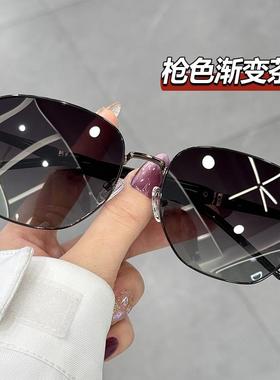 飞行员太阳眼镜男士高级感开 车专用2025新款抗UV偏光驾驶太阳眼