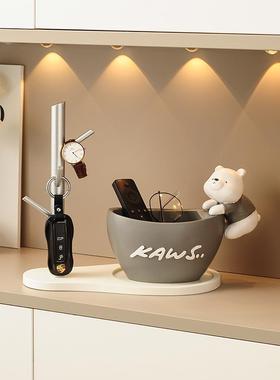 元宝入户鞋柜玄关钥匙置物架收纳摆件门口客厅家居装饰品乔迁礼品