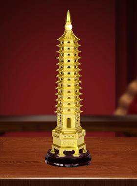 新加坡小学课桌专用文昌塔纯铜13层9层93层全铜摆饰
