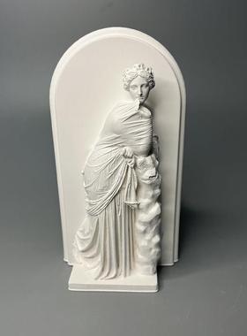 卢浮宫歌颂女神雕 塑艺术品石膏像家居摆饰扩香石高级小众生日礼