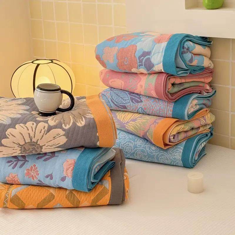 25新款三层纱布毛毯空调小被子办公室盖腿午睡沙发毯子盖毯毛巾被,淘宝优惠券,粉丝福利购,淘宝优惠卷