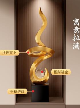 风生水起入户玄关装饰摆饰轻奢高档客厅电视柜工艺礼品摆饰乔迁新