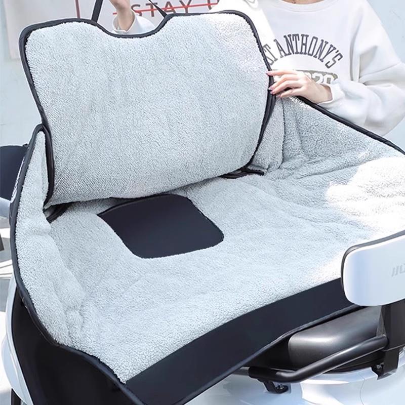 男士电动摩托车挡风被秋冬季加绒加厚加大防水防寒电瓶防风防雨罩 - 图3