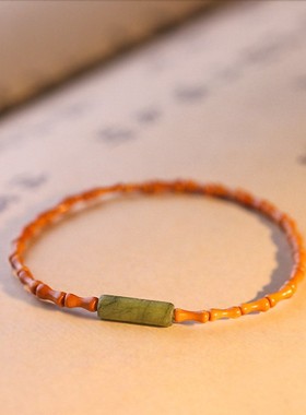 七根心简木代刘浩存同款手链