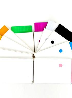 金属卡片名片空白材料多色彩色铝铭牌标牌光纤机打标测试调试