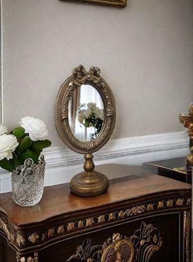 装饰摆件复古轻奢盆景桌面客厅卧室相框摆台手工专用画框布置