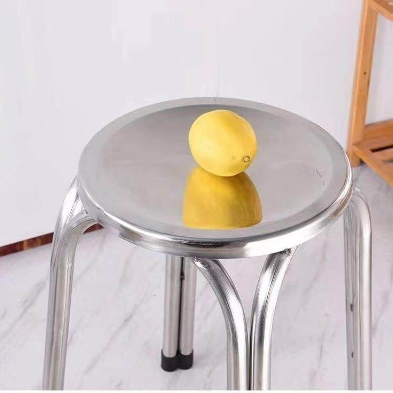 拉车套罩加厚不锈钢四脚圆凳子饭店园凳餐厅家用椅子小矮凳子圆凳,淘宝优惠券,粉丝福利购,淘宝优惠卷