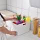 Kitchen storage box with handle high cabinet handle box top cabinet storage pull seasoning high cabinet finishing box