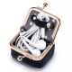 Small leather gold-mouthed diamond ring jewelry bag