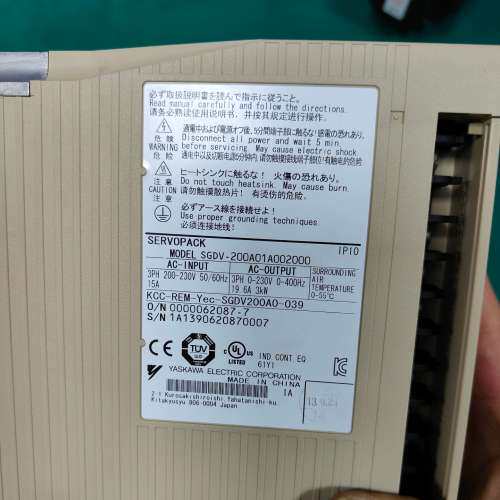 {议价}安川五系伺服3KW两套,驱动SGDV-200A01A00 - 图2