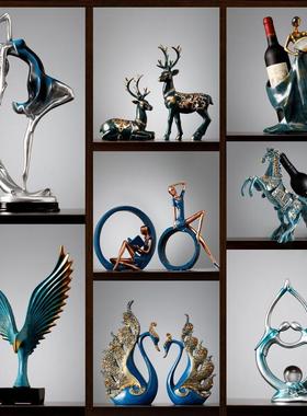 家居装饰轻奢软装搭配摆设样品房间客厅酒柜电视柜饰品玄关摆件