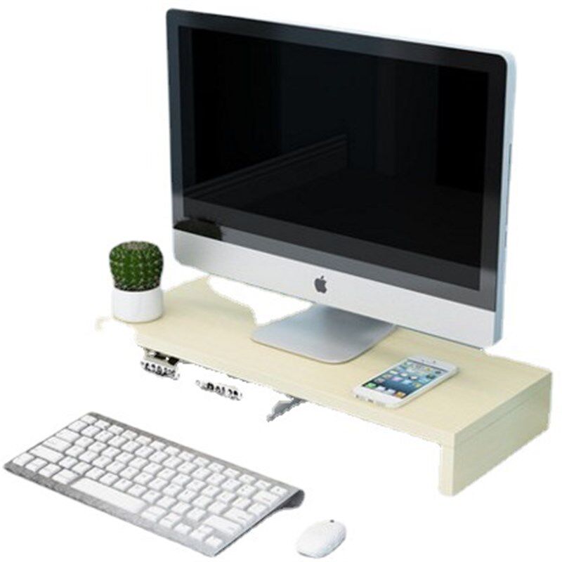 电脑萤幕增高架木质办公桌面置物架液晶显示器底座托架支架 - 图3