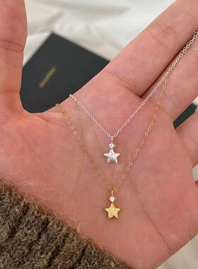 韩系星星项链女轻奢气质高级感
