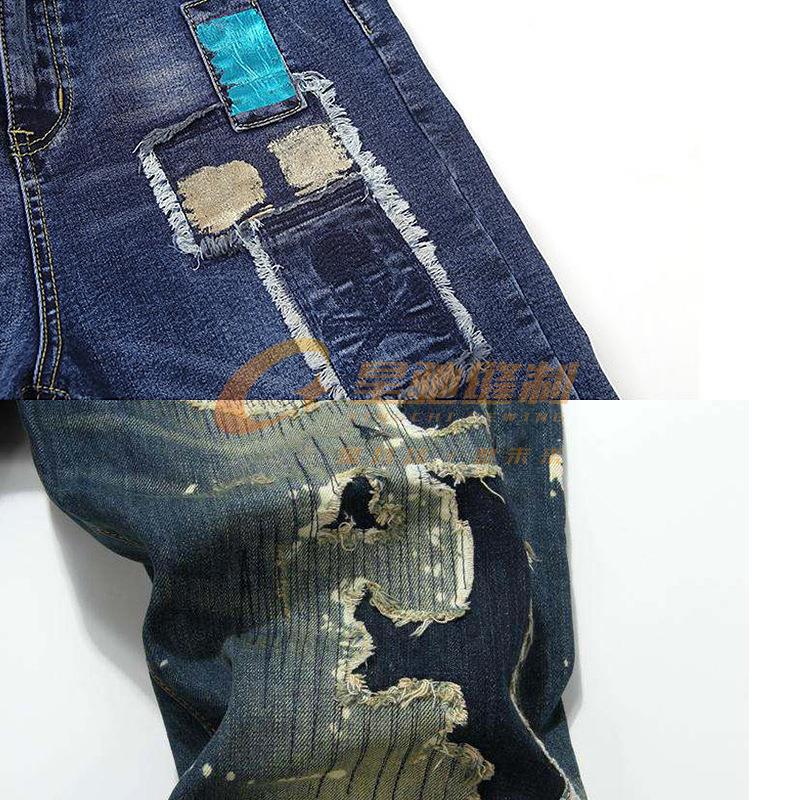 厂家直销牌小嘴长臂电脑花样机车缝长裤筒牛仔裤补烂补洞 - 图2