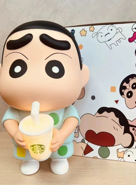 蜡笔小新摆件创意桌面装饰品