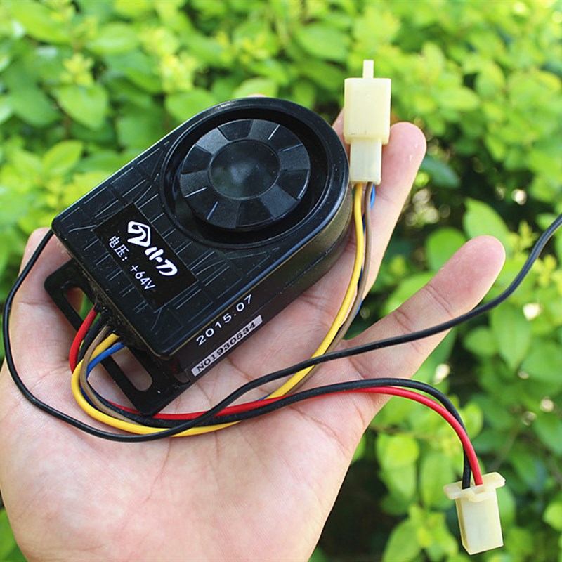 品质一体V48V60V报警器遥控36防盗锁电动电瓶车三轮车通用防盗器 - 图1