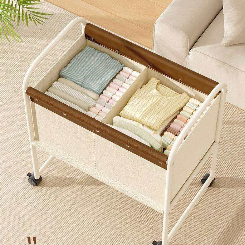 脏衣篓复古脏衣篮家用洗衣篮可移动脏衣收纳小推车大容量衣篓,淘宝优惠券,粉丝福利购,淘宝优惠卷