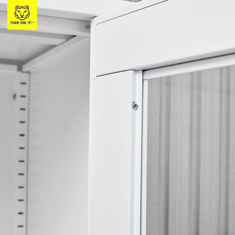 虎一办公家具钢制文件柜资料柜子铁皮柜子窄薄边拆装大器械柜白色,淘宝优惠券,粉丝福利购,淘宝优惠卷