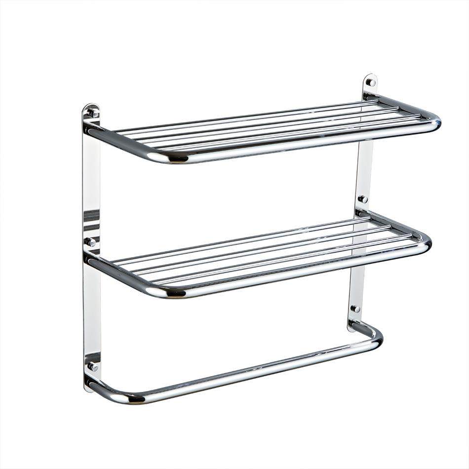 圣瑞佳不锈钢三层浴巾架厨房浴室简约壁挂置物架不锈钢三层浴巾架,淘宝优惠券,粉丝福利购,淘宝优惠卷