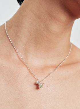 THING OF E【茶】系列 合意-器形玉石项链 纯银镀金原创小众设计