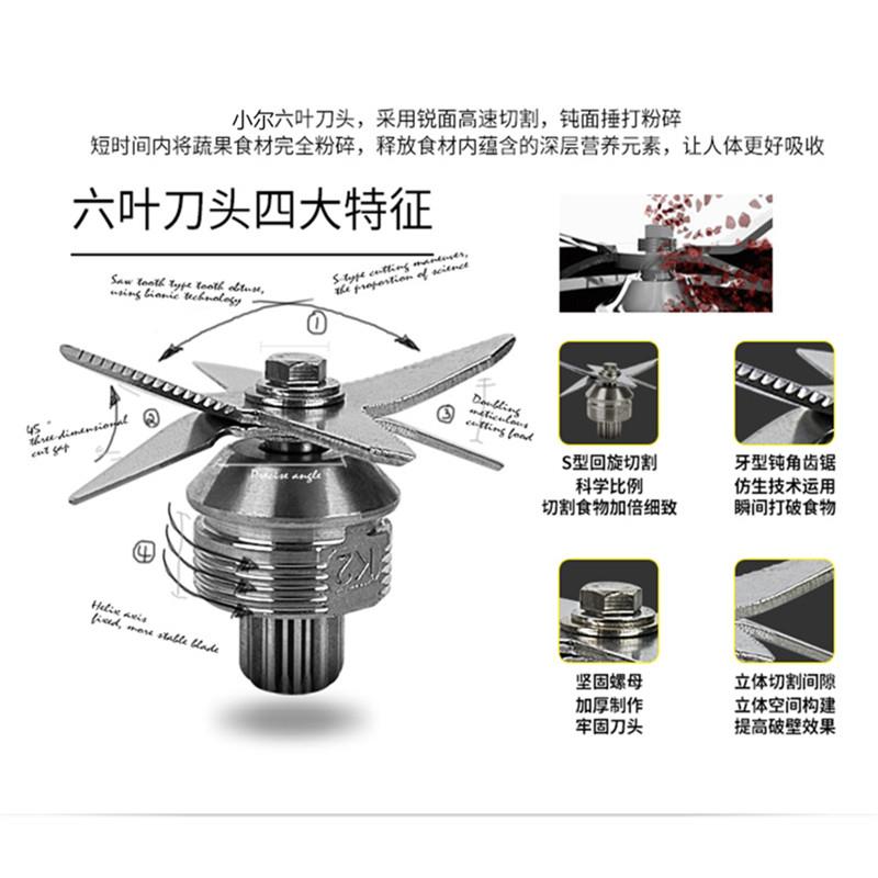 小尔破壁机2升大功率豆浆机无渣免过滤料理机绵密果汁机辅食机 - 图2