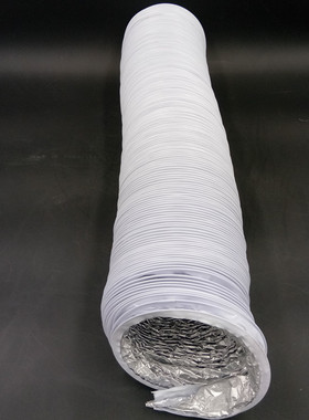 双层加厚PVC铝箔复合伸缩软管 通风管油烟机排烟管抽风管80mm~300